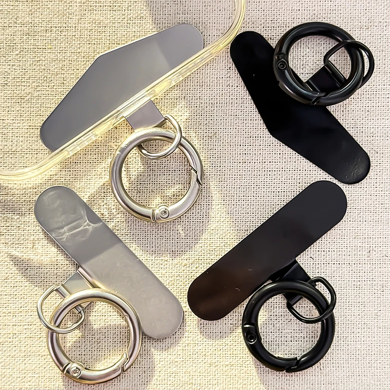 

Универсальная металлическая вкладка на трос для телефона, ультратонкая сменная вкладка из нержавеющей стали для телефона, ремни для карт, подвесные вкладки на трос