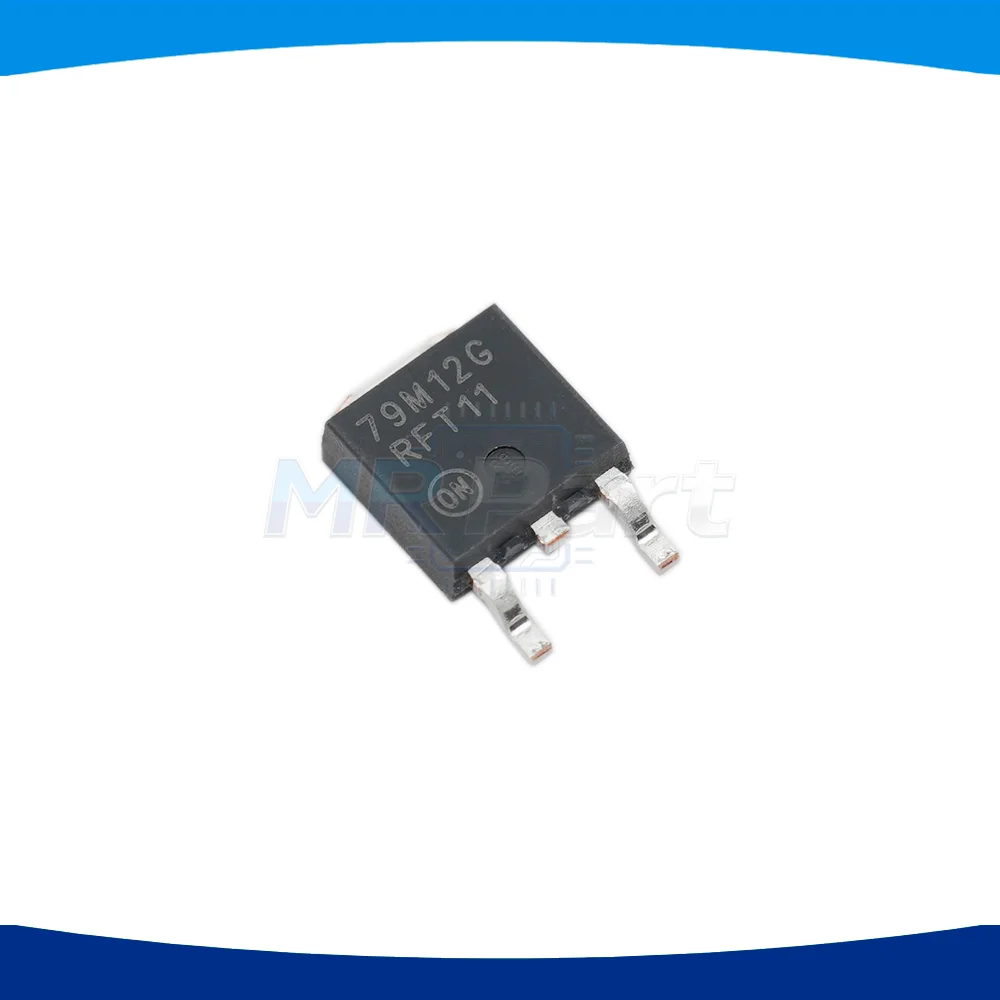 Régulateur de tension linéaire IC positif fixe, 10 pièces/Original 79M12G, 1 sortie 12V 500mA 60dB 120Hz TO-252-2 DPAK MC79M12CDTRKG