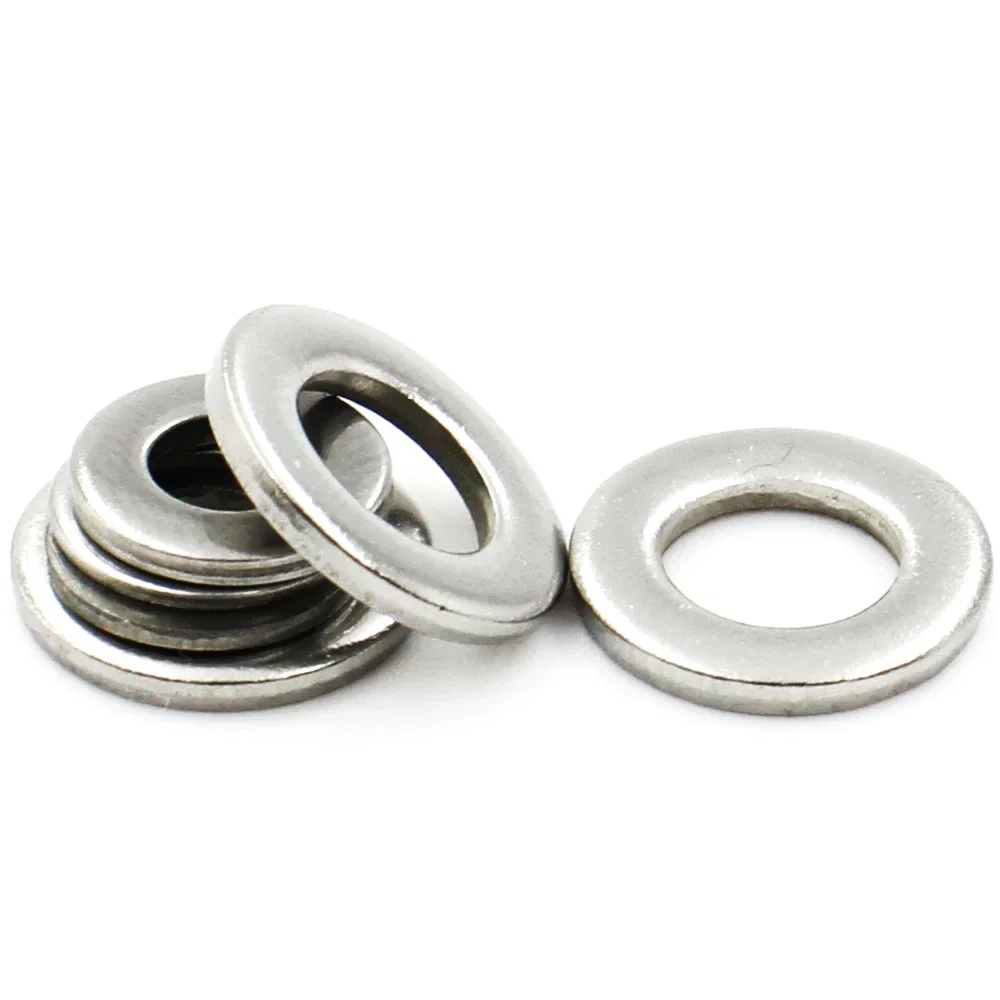 1-100PCS Grote Platte Ring M1.6/M2/M2.5/M3/M4/M5/M6/M8-M33 Din9021 304 Roestvrij Staal Grote Metalen Pakking Meson Vlakte Ringen