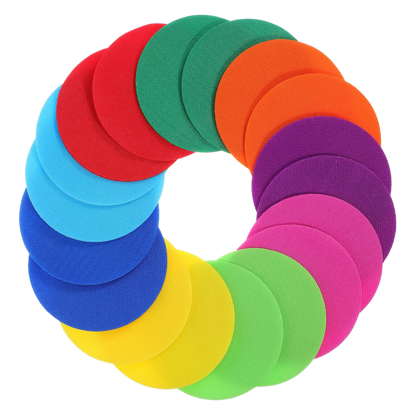 

36pcs Carpet Positioning Stickers Round Markers For Kids Seating Spots Indoor Outdoor Classroom Activities Yoga Games