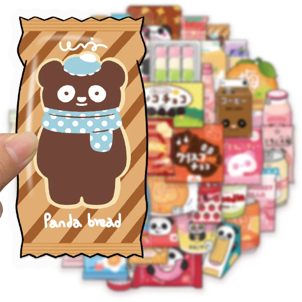 50PCS Snack Convenience Store Graffiti Stickers DIY Luggage Skateboard Notebook Motorcycle Water Cup Waterproof Stickers