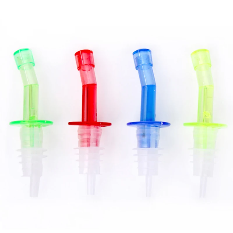 Vertedor de vino de aireación rápida, vertedor de botellas de vino, tapón de boquilla, dispensador de flujo de licor, juego de vertido de aceite de oliva, 4 unids/lote
