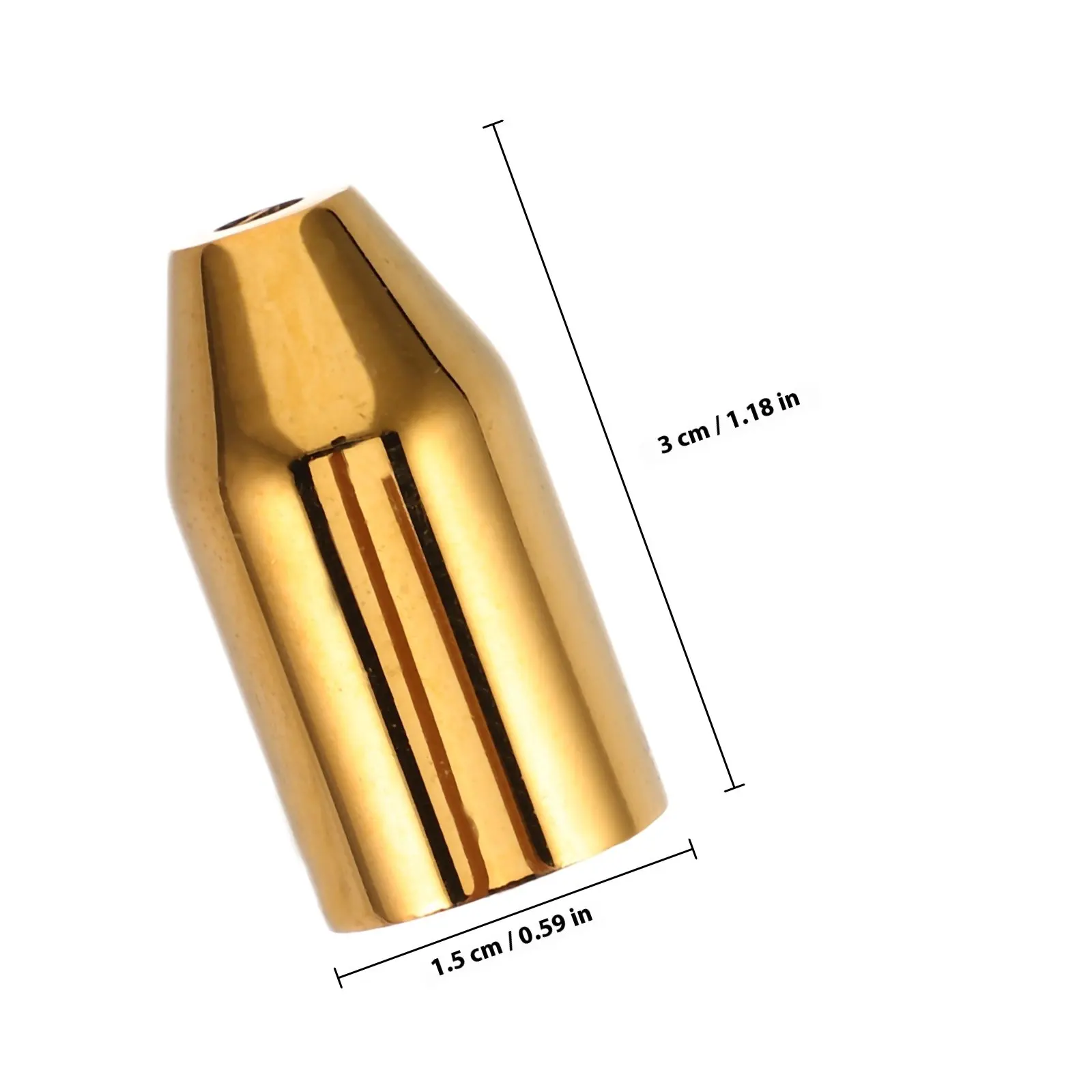 Portable Metal Feng Shui Dowsing Rod End Compact Spirit Rod Part for Outdoor Water Divining Tools High Precision Divination view 2