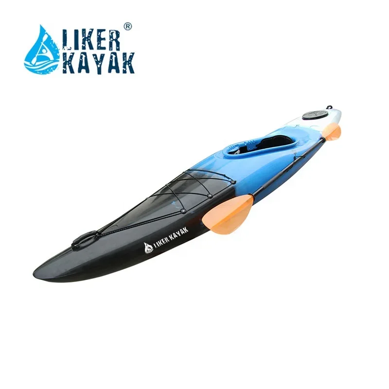 

13FT 1 Person Sit In Crossover Kayak Whitewater Kayak For Surfing