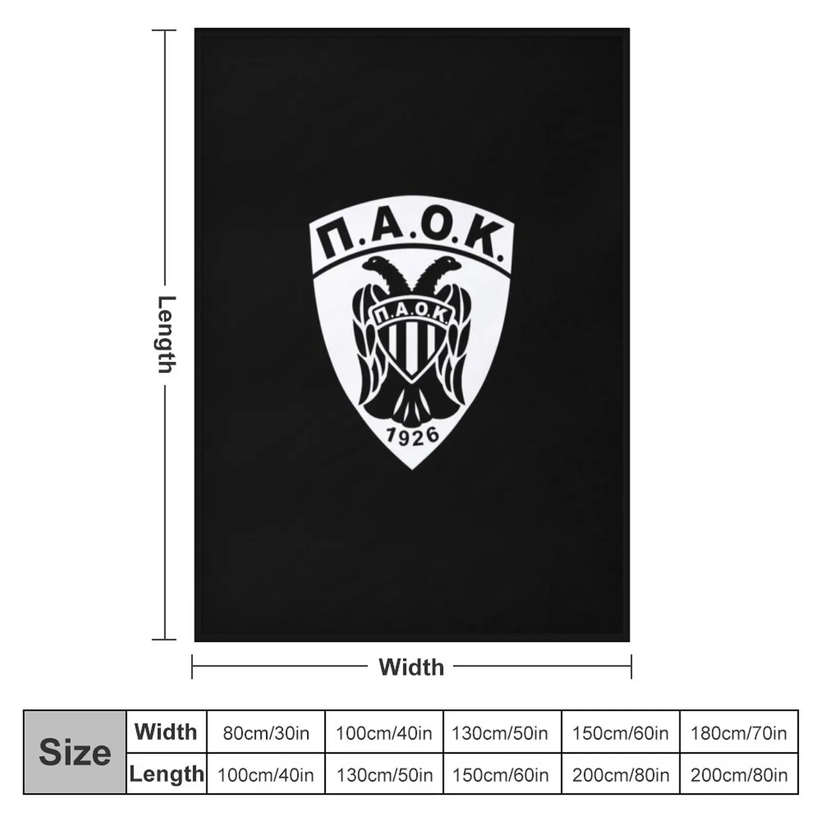 PAOK basket Throw Blanket cosplay anime Sofa Blanket throw blanket for sofa