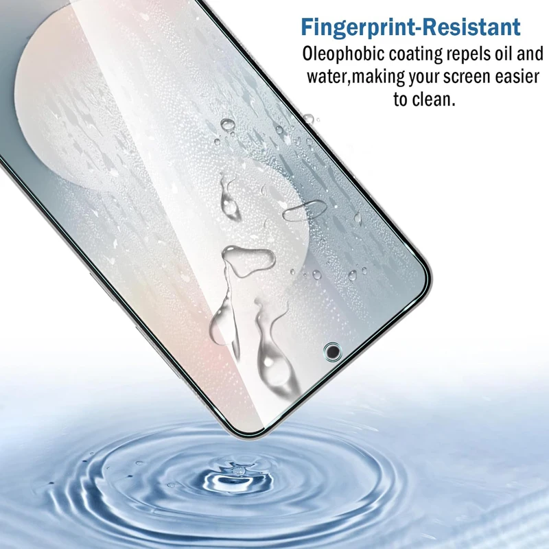4 Piezas de Vidrio Templado para Samsung Galaxy S25 FE, Protector de Pantalla Transparente para Samsung S25 FE S25FE