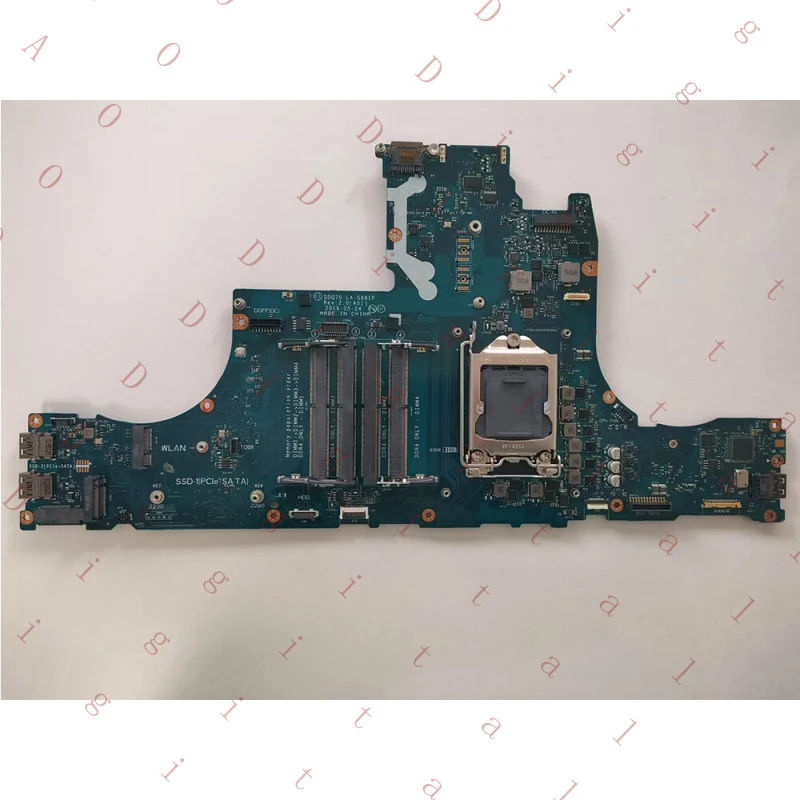 WW For DELL Alienware 51M R1 Laptop Motherboard DDQ70 LA-G881P 0F1CCX F1CCX Tested