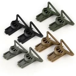 Accesorios tácticos para casco rápido Airsoft CS, Clips giratorios para gafas, adaptador Picatinny, cuerda de nailon PARA RIELES DE guía, adaptador de montaje NVG