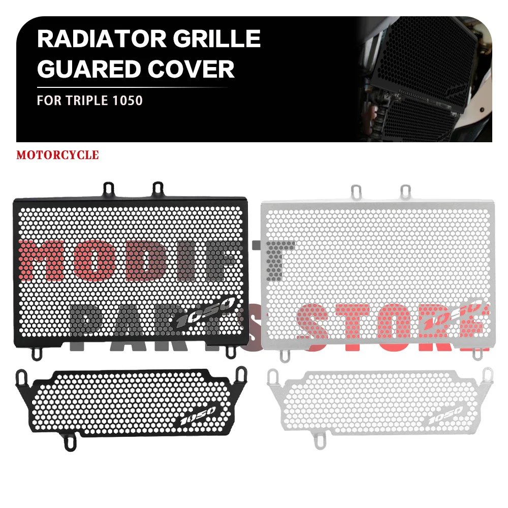 For Speed Triple 1050 Motorcycle Radiator Guard Tank Grille Shield Engine Cooler Protector Cover 2005 2006 2007 2008 2009 2010