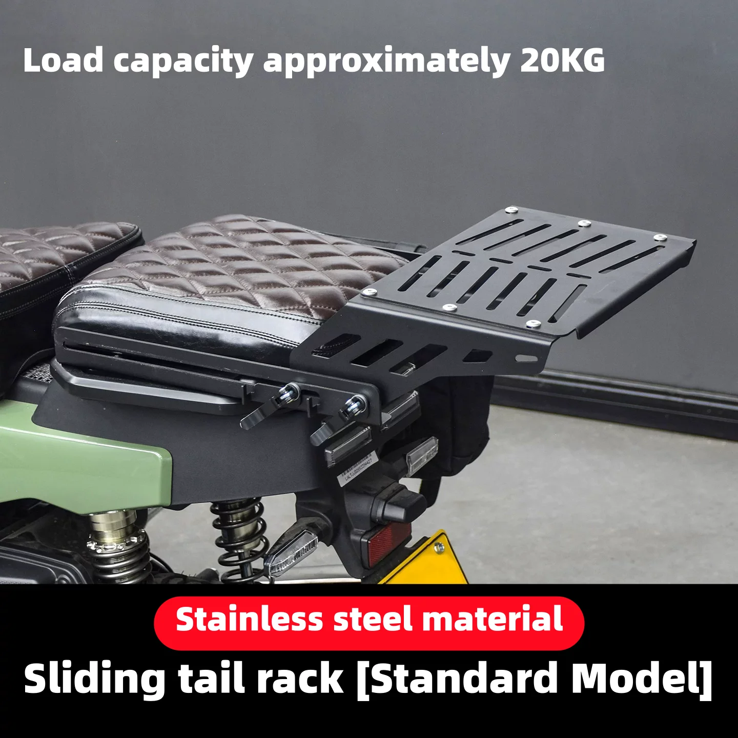 【Perfect fit】For Honda Square X125 sliding tail rack, telescopic rear seat and tail box bracket accessoriesV