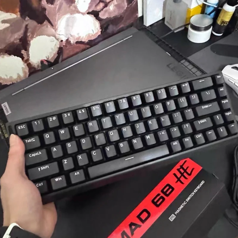 

Madlions MAD60/68 HE Магнитная ось Клавиатура для киберспорта RGB 8k Быстрый триггер Индивидуальная проводная игровая клавиатура Socd для геймеров в подарок