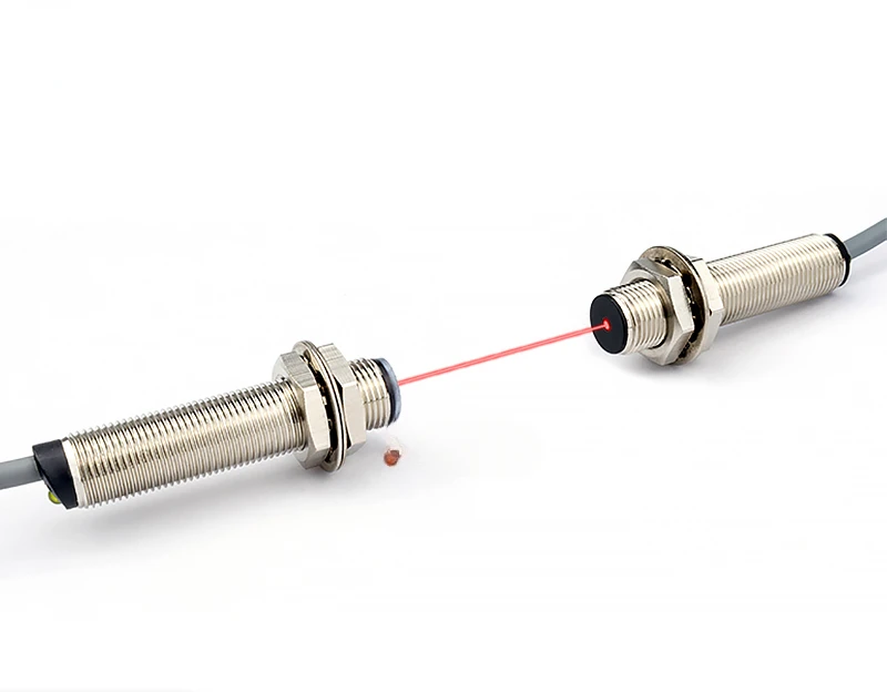 

M12 Laser opposite Beam Normally Open and Closed Induction Switch Sensor Long Distance 50 M DC12-24V