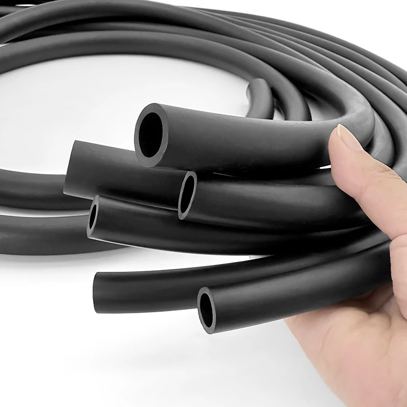 1Meter NBR Black Rubber Hose Oil /Pressure Resistant Rubber Tube ID2/3/4/5/6/7/8mm Flexible Fuel Delivery pipe