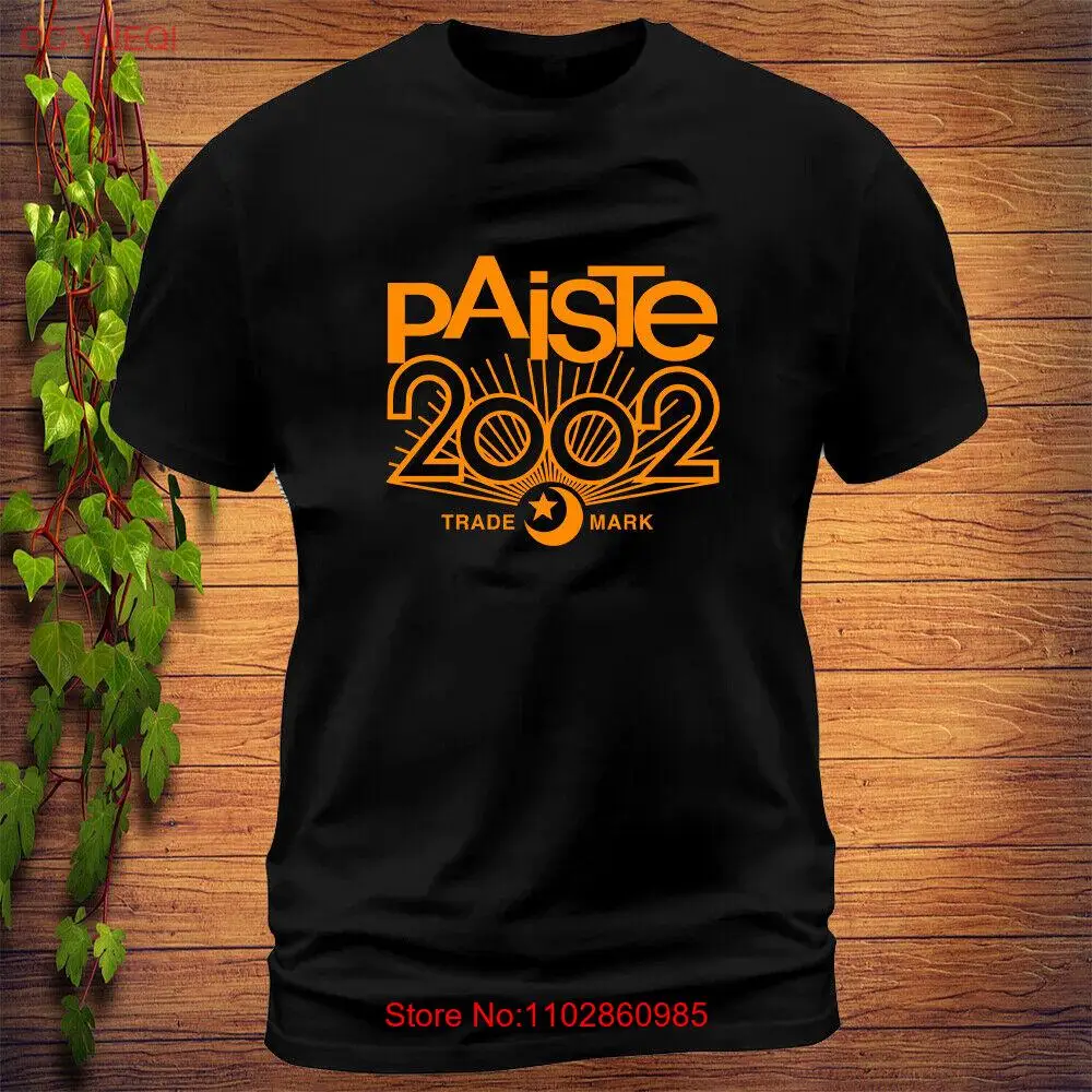 Paiste Cymbals 2002 Logo-T-Shirt, hergestellt in den USA, Größe S bis 5XL