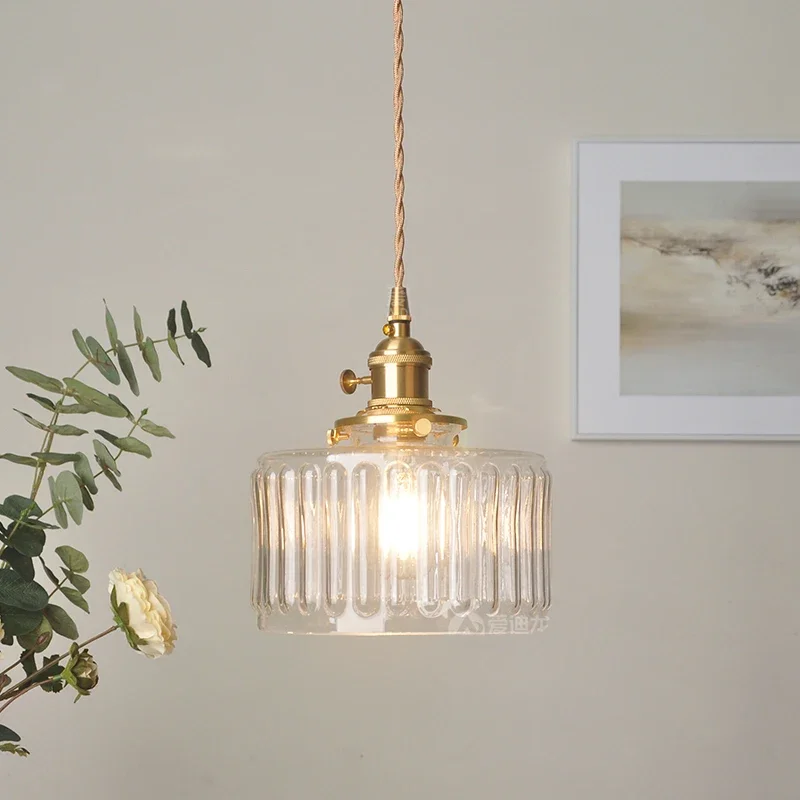 Lamps for Living  Room Decor Bedside Light Luxury Creative Restaurant Balcony Porch Glass Pendant Lights Lamp Hanglamp Woonkamer