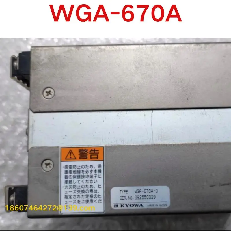 Second-hand test OK Electric power data amplifier recorder WGA-670A