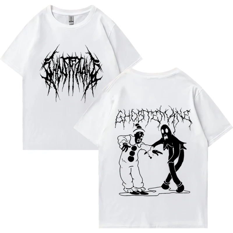 Hot sale Ghostemane Graphics T shirt 2024 Men Women Street Hip Hop Tops Retro Casual Tee Oversized Cotton short sleeve T-Shirts