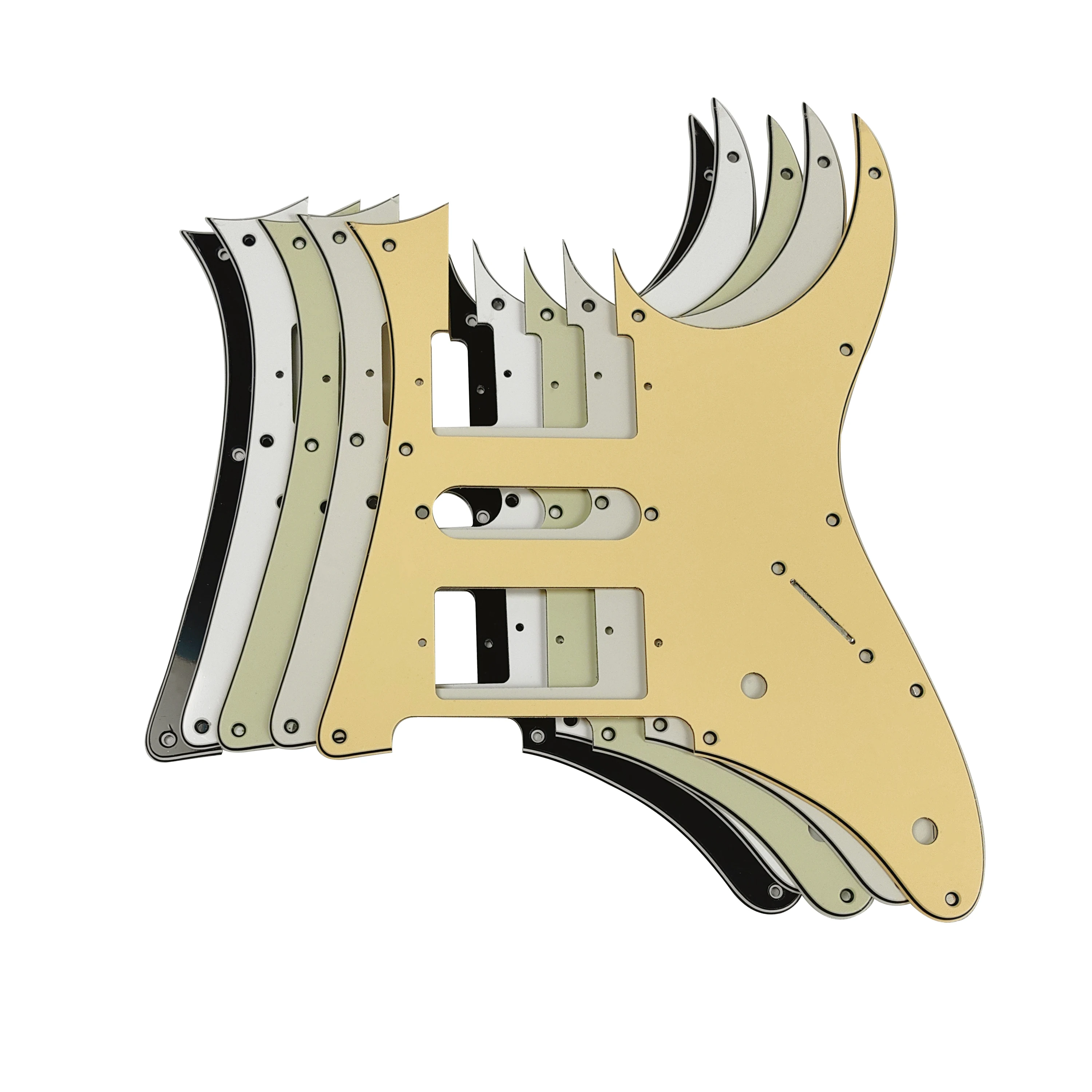 Xinyue Custom Guitar Parts - For MIJ Ibanez RG350 DXZ HSH Pickups Guitar Pickguard Cratch Plate Multicolor Choice #2