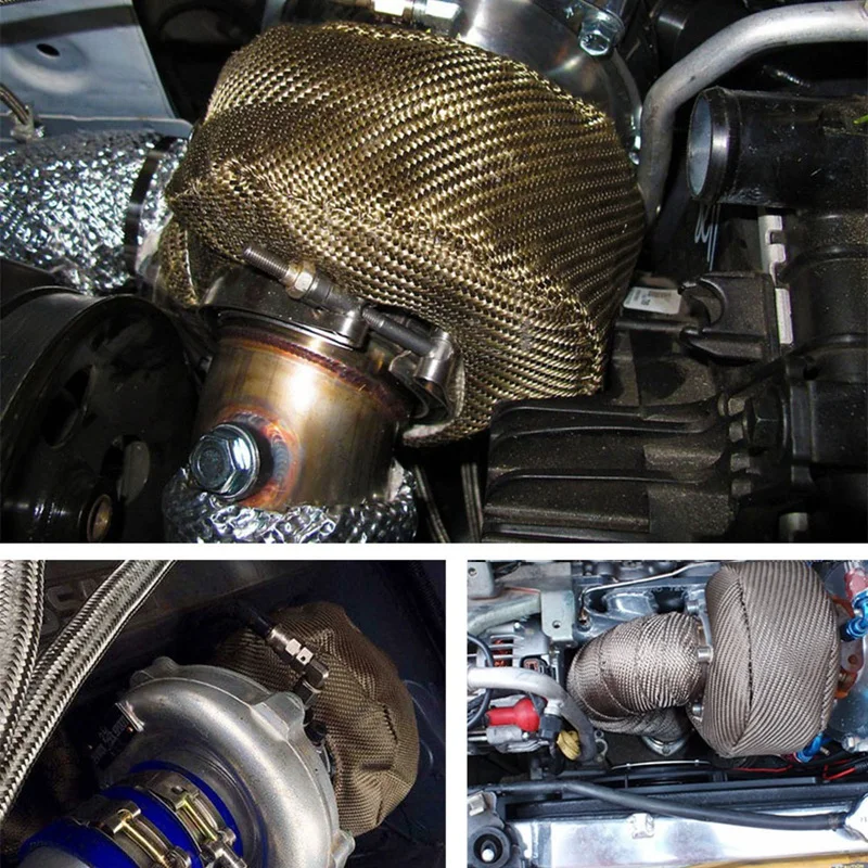 Titan Turbos Decken abdeckung für Turbolader Hitzeschild Abdeckung mit Befestigungs federn für Ford T3 T25 T4 Honda Accord