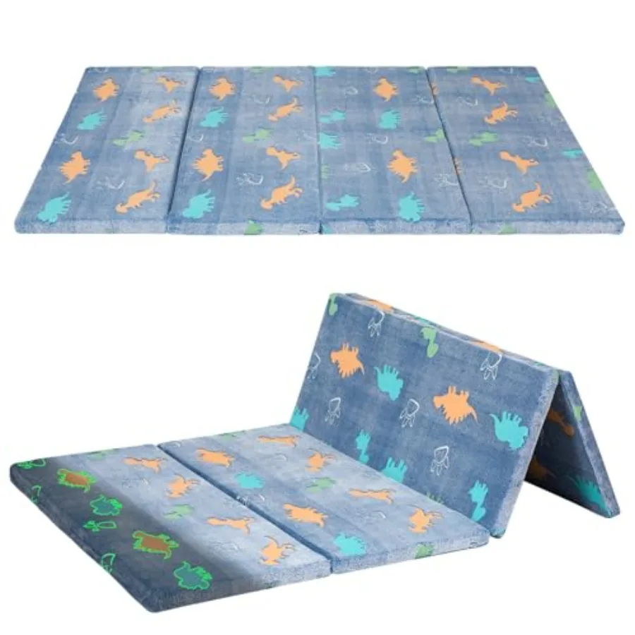 

Foldable Floor Mattress, Play Mat Muscle Mat Large 6x4 Feet, Thicken Foam Tatami Futon Mattress for Play Area, Sleeping Crawlin
