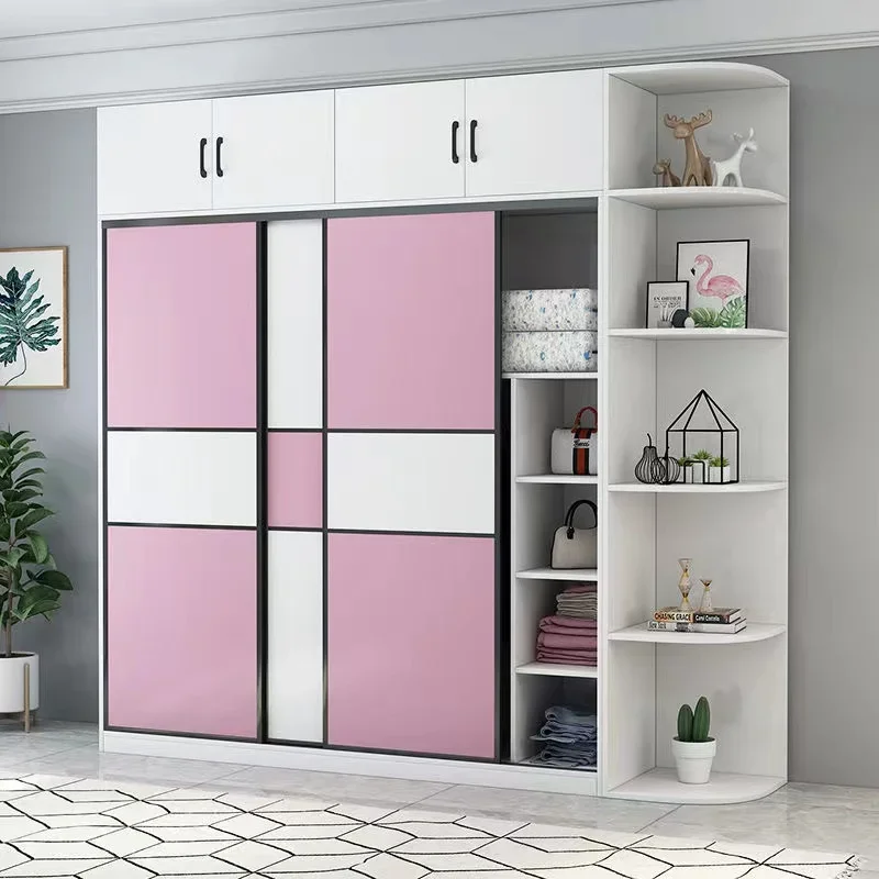 Aluminum Extrusion Wardrobe Profiles Packing Modern Furniture Bedroom ALUMINIUM Feature Material LENWA Sliding Origin Type Door