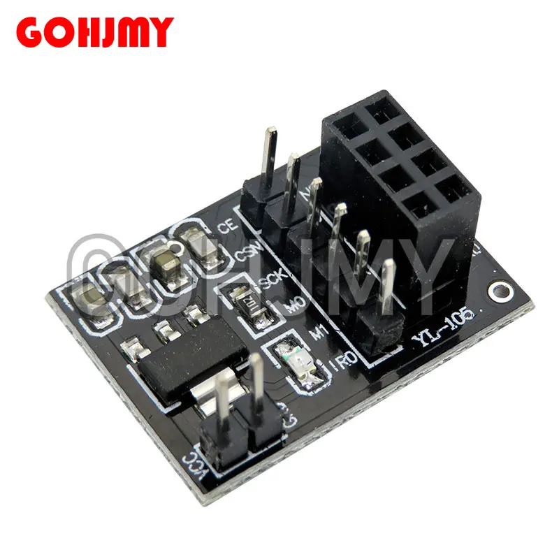 1PCS GT-24 2.4G SMD NRF24L01 1100 meter long-distance NRF24L01+PA+LNA SMD wireless Transceiver Communication modules 1100meters