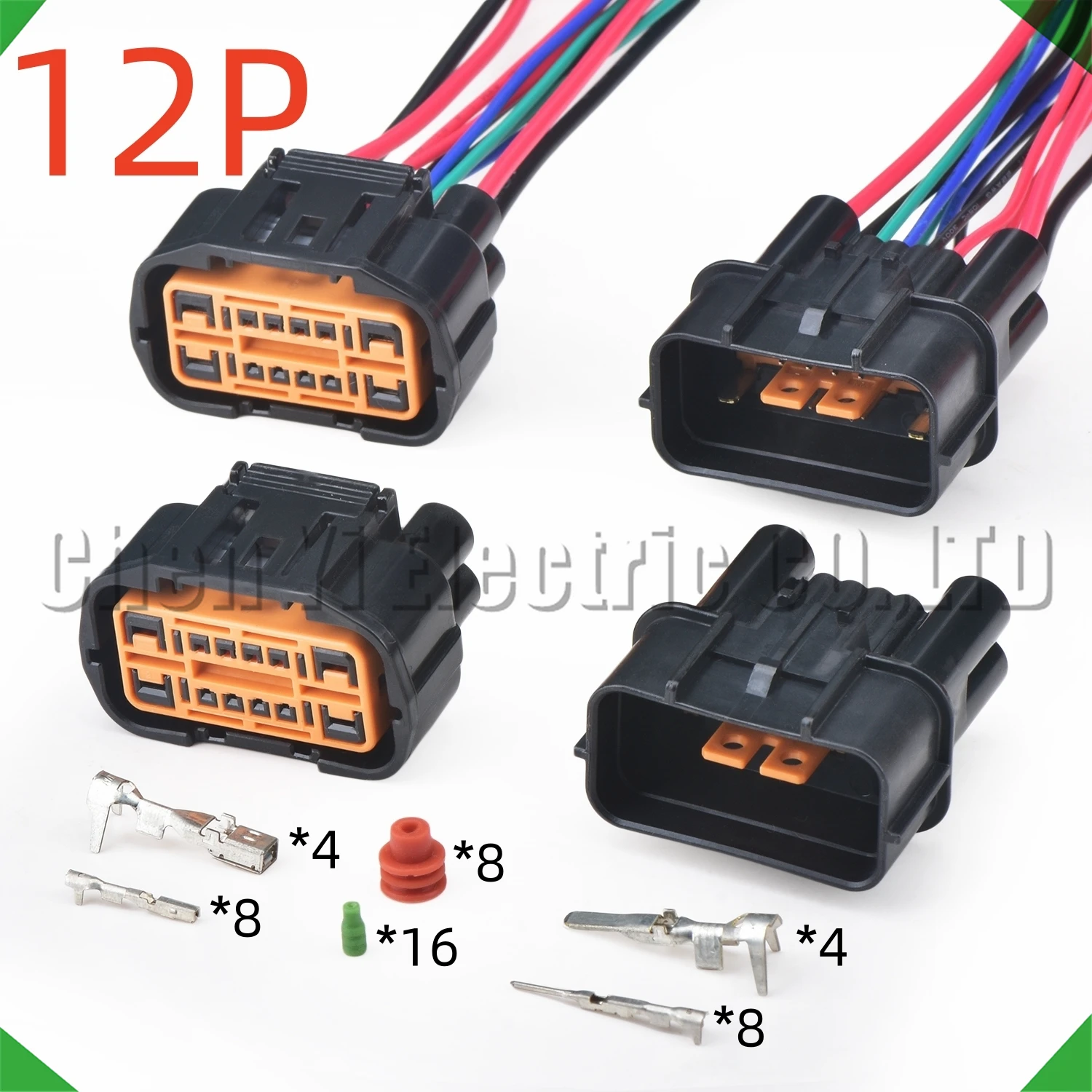 12 Pin Automotive Connectors lheadlight Wire harness Plug HP511-12020 HP515-12021 For Hyundai Tucson Kia K2 K5 IX35