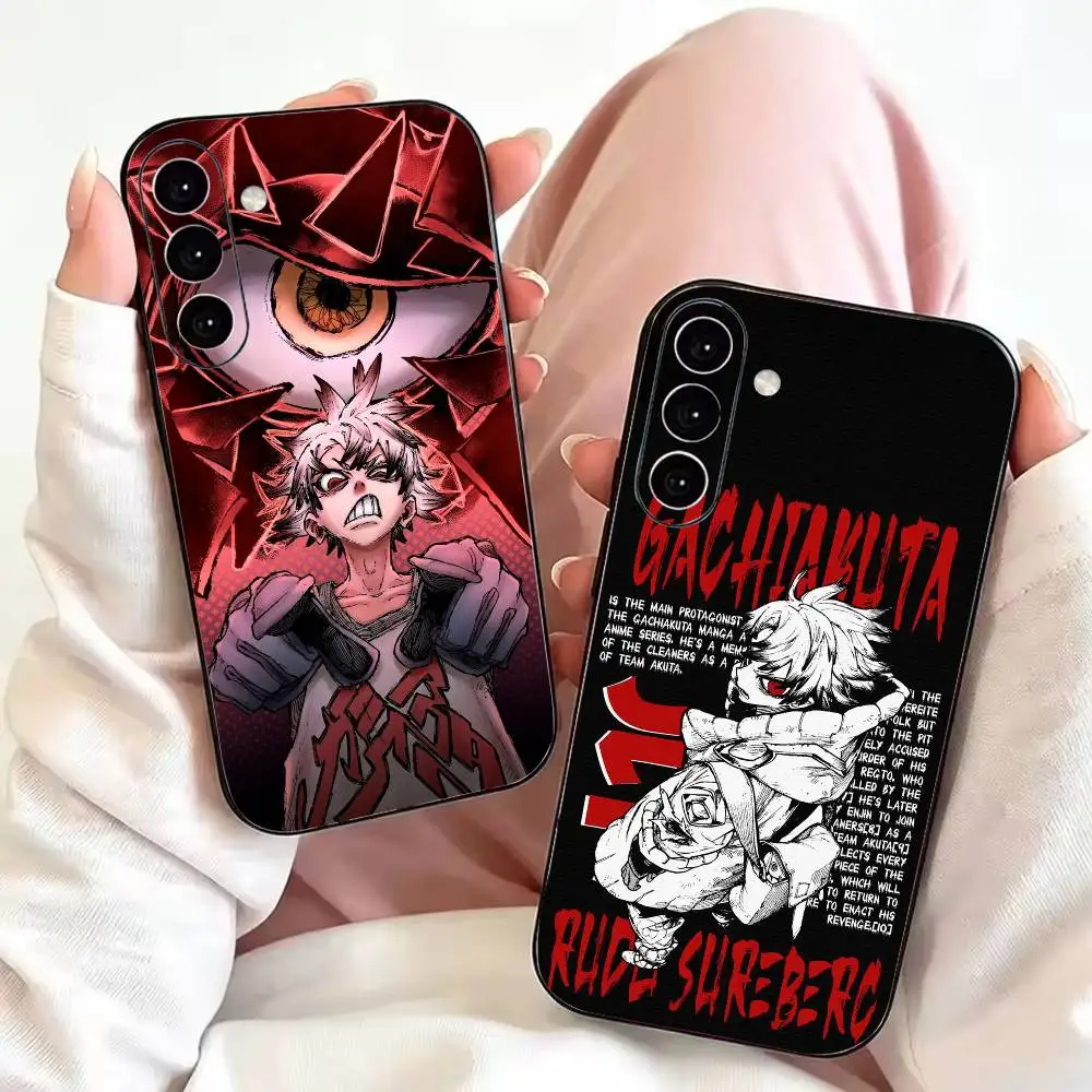 Japan Comic G-Gachiakuta Phone Case Black Silicone Soft For Samsung Galaxy A73,A72,A71,A70,A53,A52,A51