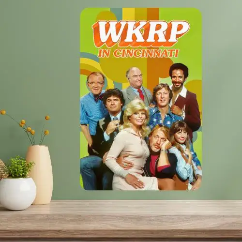 WKRP in Cincinnati Classic TV Show Metal Poster Sign