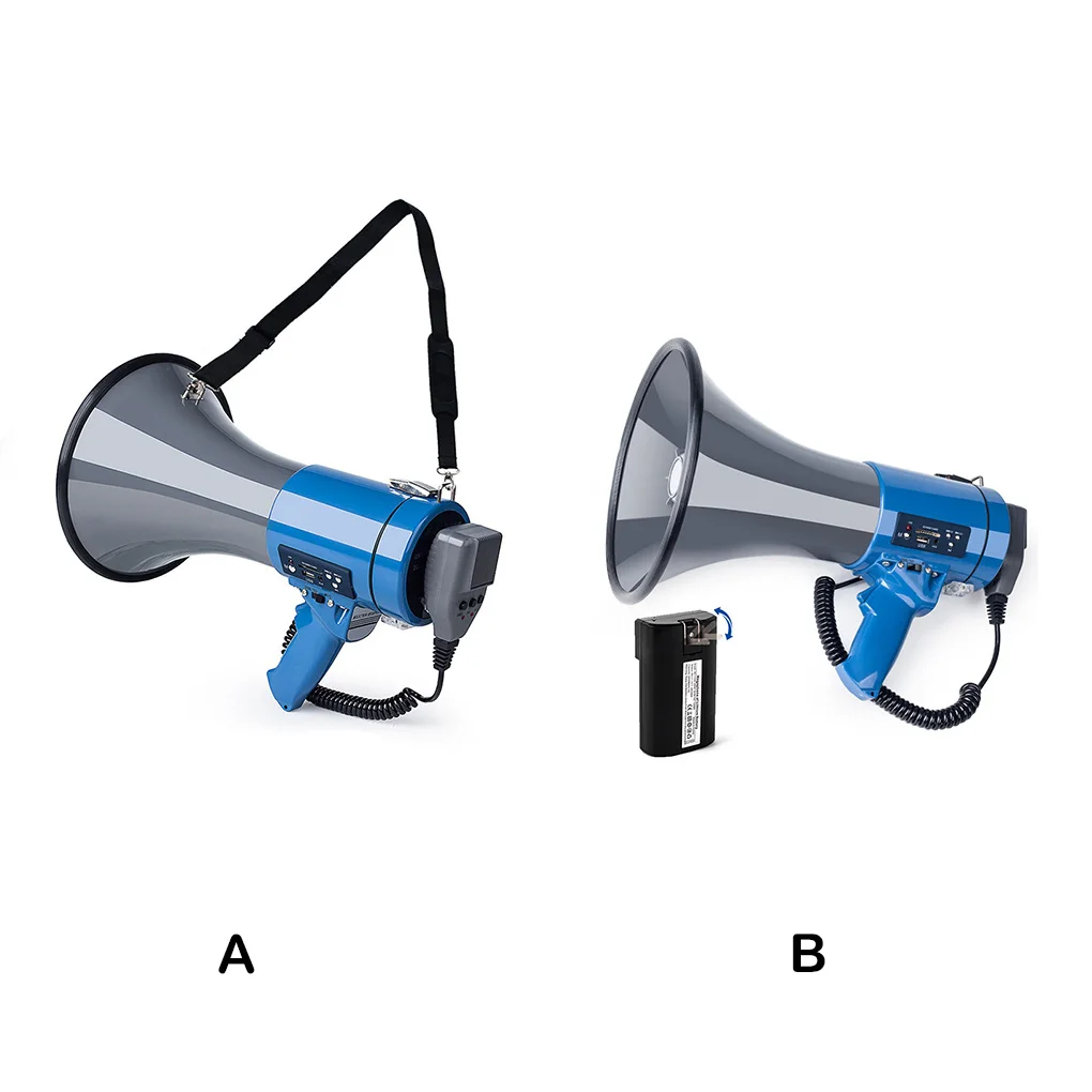 

Megaphone Speaker Recordable Loudspeaker Guide Speakers With 1500mAh