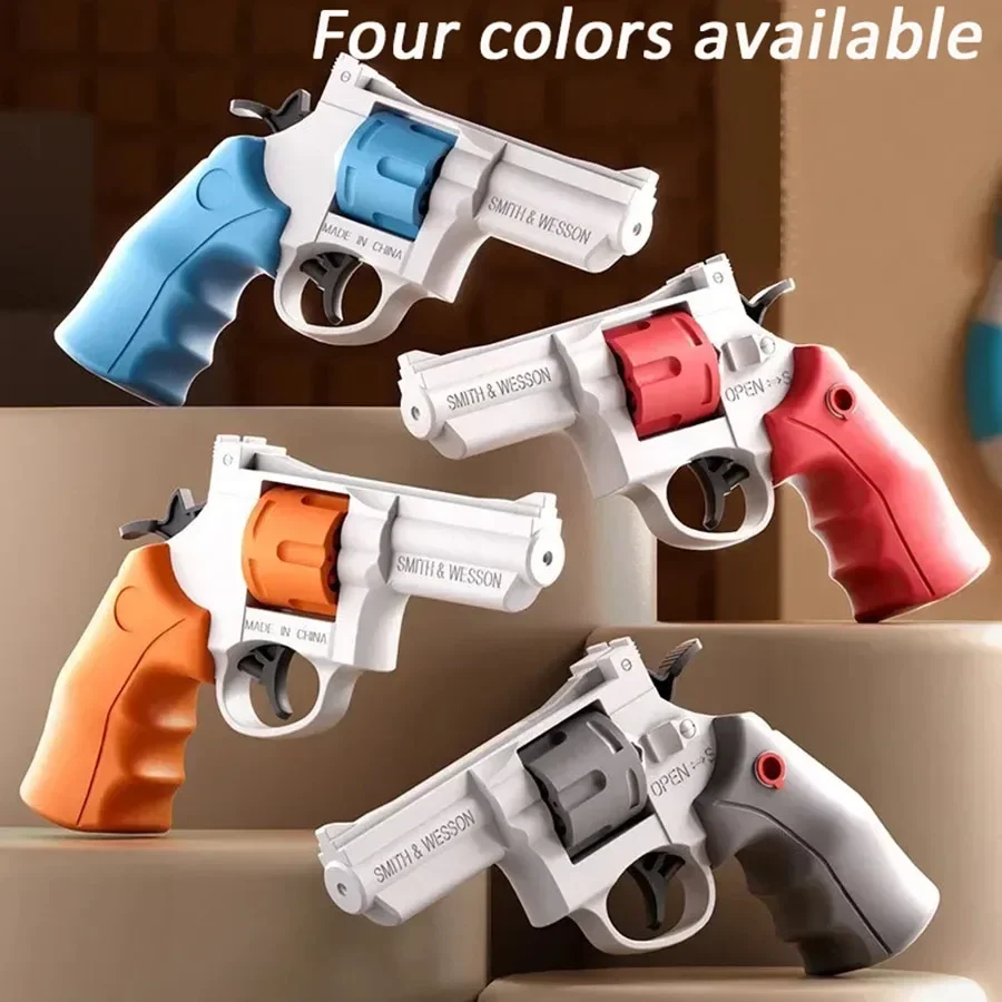 Summer Children Water Gun for Glock Revolver Shooting Toy Full Automatic Shooting Water Beach Parent-child Interactive Toys