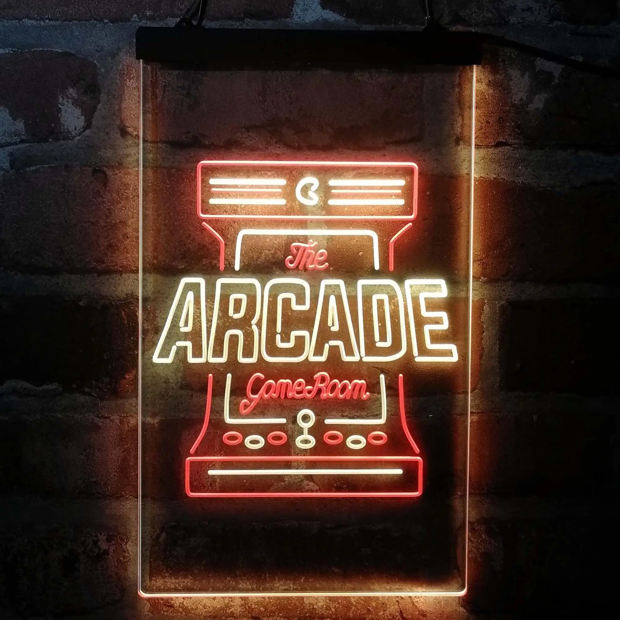 The Arcade. Game Room. Game Console Dual Color Led Neon Sign st6-i4135