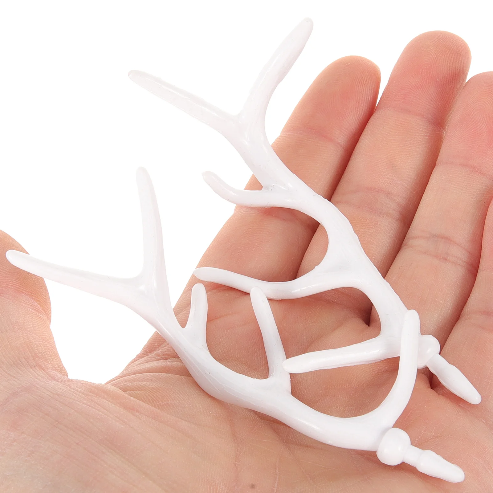 

10Pairs DIY Antlers Branches Plastic Snowman Hands Christmas Craft Accessories Decorative Branches Plastic Branch Antlers