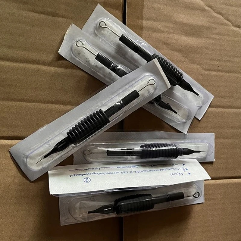 

Иглы для татуировок 1/3/4/5/7/9RL, одноразовые, стерильные, с насадками и трубками, для тату-машинок, 1 шт.