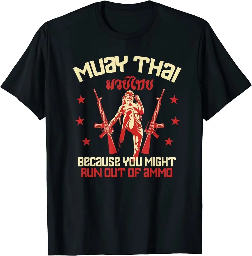 NEW LIMITED Muay Thai Funny Retro Kickboxing Training Design Great T-Shirt S-3XL