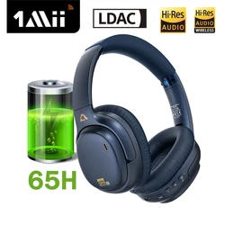 1Mii E700 Wireless Bluetooth Headphones LDAC Lossless Hi-Res Sound,ANC Active Noise Reduction ,HIFI Stereo Gaming Headset,65H