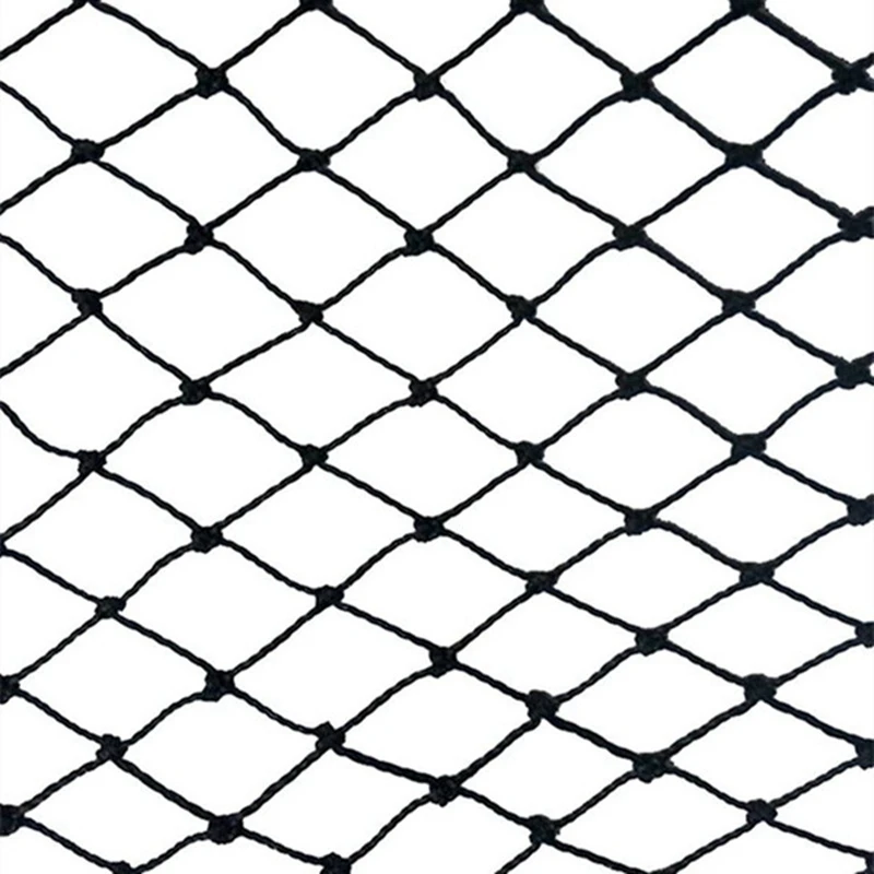ABRE-черная нейлоновая сетка против птиц, сетка для защиты от птиц, фруктов, укусов, растений, дерева, птиц, сетка для предотвращения птиц 15X7,5 м