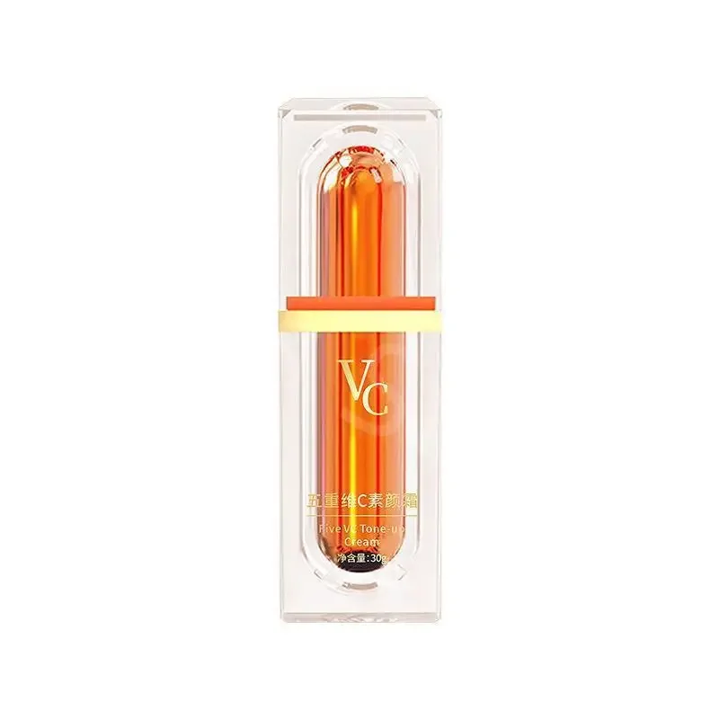 Five VC Plain Cream Concealer Isolation Brightening Skin Makeup Front Milk 4 in 1 skin whitening cream