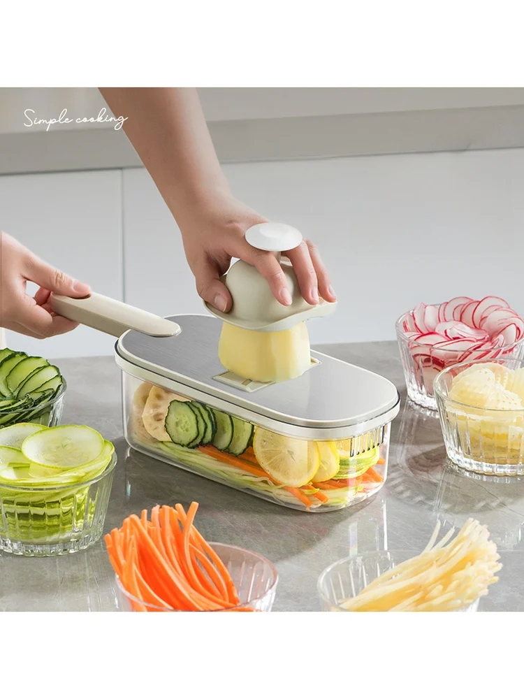 

Home Use Food Cutter Tool Nordic Sle Fruit And Vegetable Multifunctional Kitchen Vegetable Slicer for Potato Cucumber Lemon