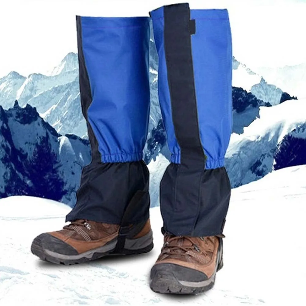 

Waterproof Hiking Legging Gaiters Warmer Lightweight Ski Legs Protection Nylon Adjustable Mountaineering Calf Cover Camping