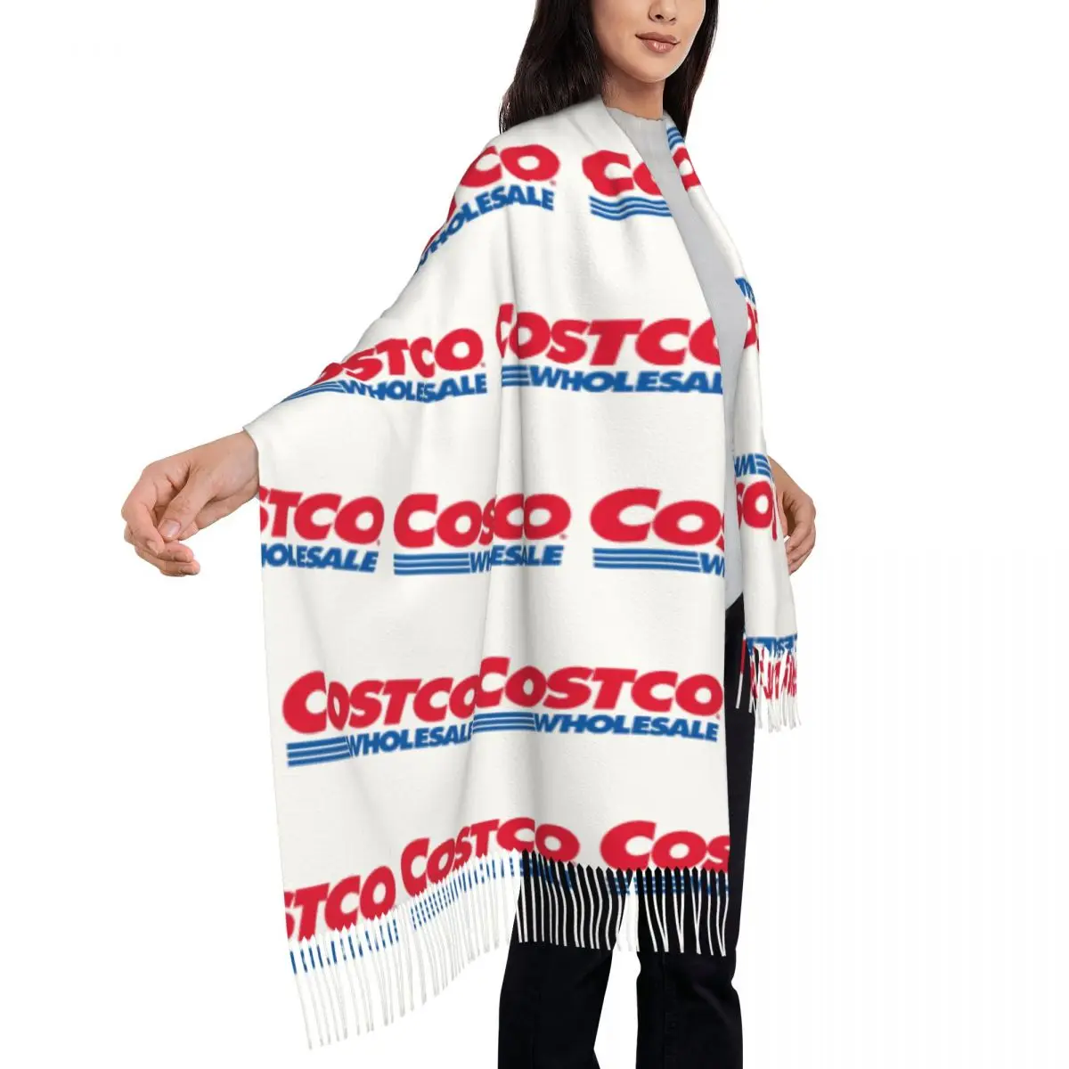 Cidade costco sonhos cachecol borla cachecóis feminino macio quente xales e envoltórios grande outono inverno xale envoltório