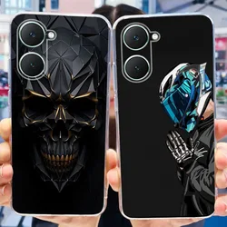 2024 New Fashion Phone Case For Vivo Y03 Y18 Y18e Soft Silicone TPU Back Cover For Vivo Y18 Y18E Y03 Phone Bumper
