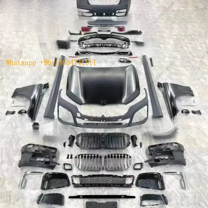 Facelift Full Body Kit Front Rear Bumper Assembly Exterior Upgrade Parts 5‑Series F10 F18 2011‑2017 Aftermarket Modification