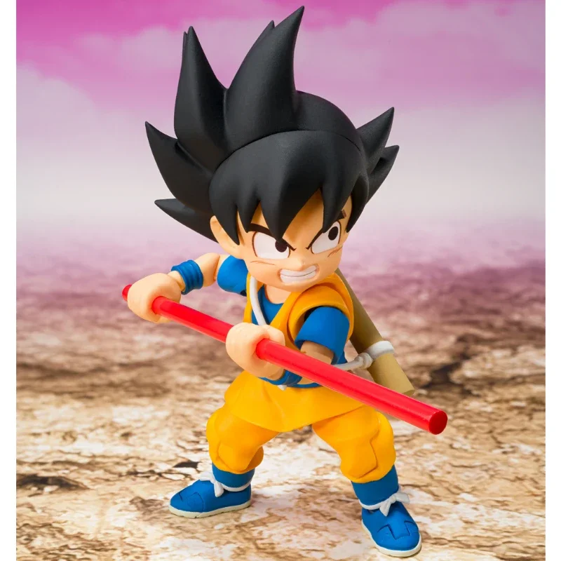 In Stock Original Bandai SHF Dragon Ball Son Goku MINI Action Figure ภาพเคลื่อนไหวของเล่นของขวัญสะสมงานอดิเรกอะนิเมะของแท้