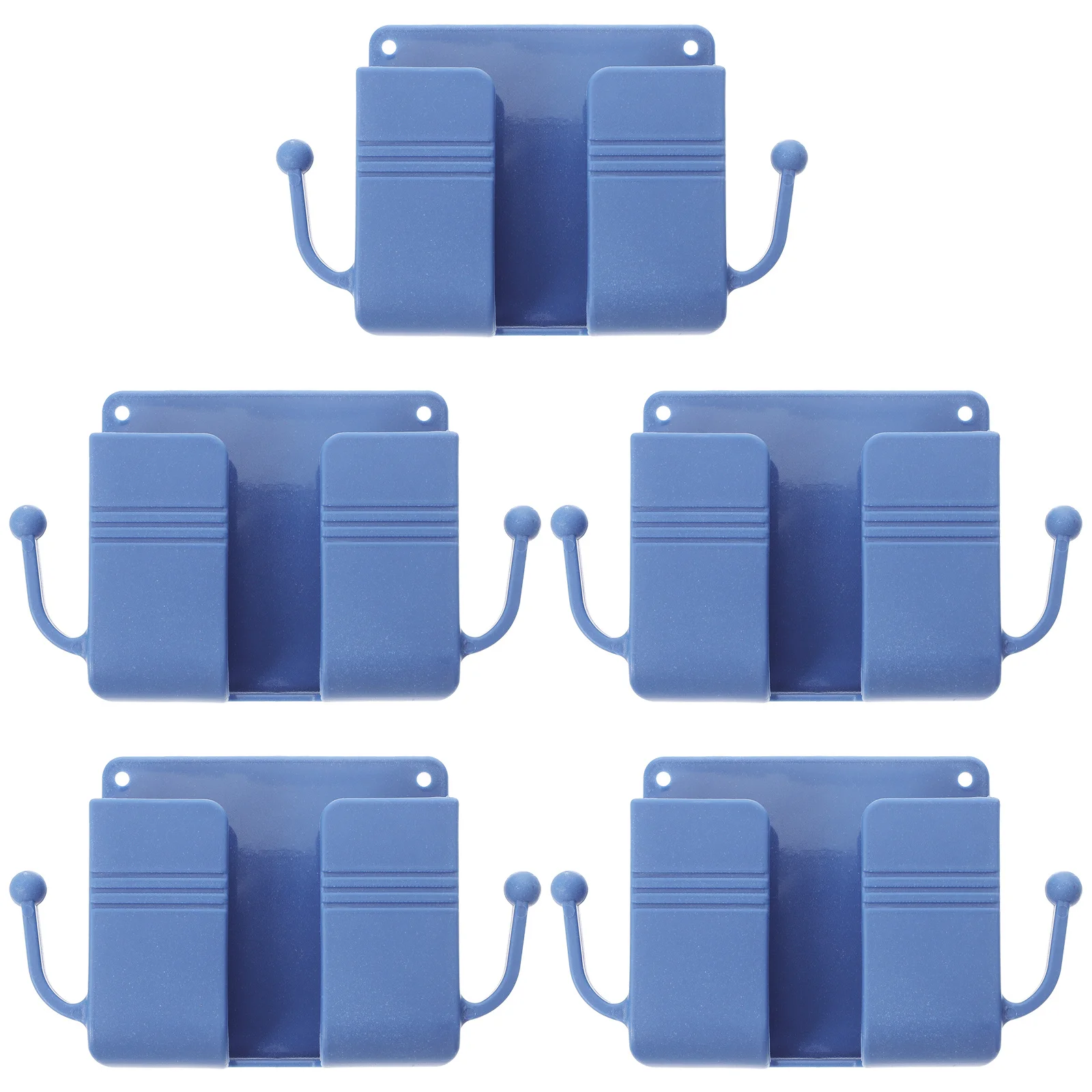 5Pcs Remote Controller Storage Holders Wall Mounted Racks Space Saving Home Organizer Living Room Bedroom