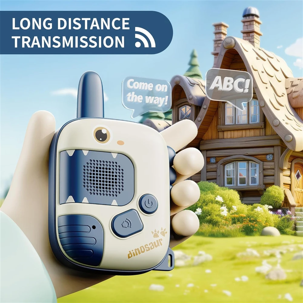 Walkie Talkies Toys for Kids, Children Wireless Transmission Pager, Outdoor Conversation Cartoon Toys, Christmas Gifts for Boys