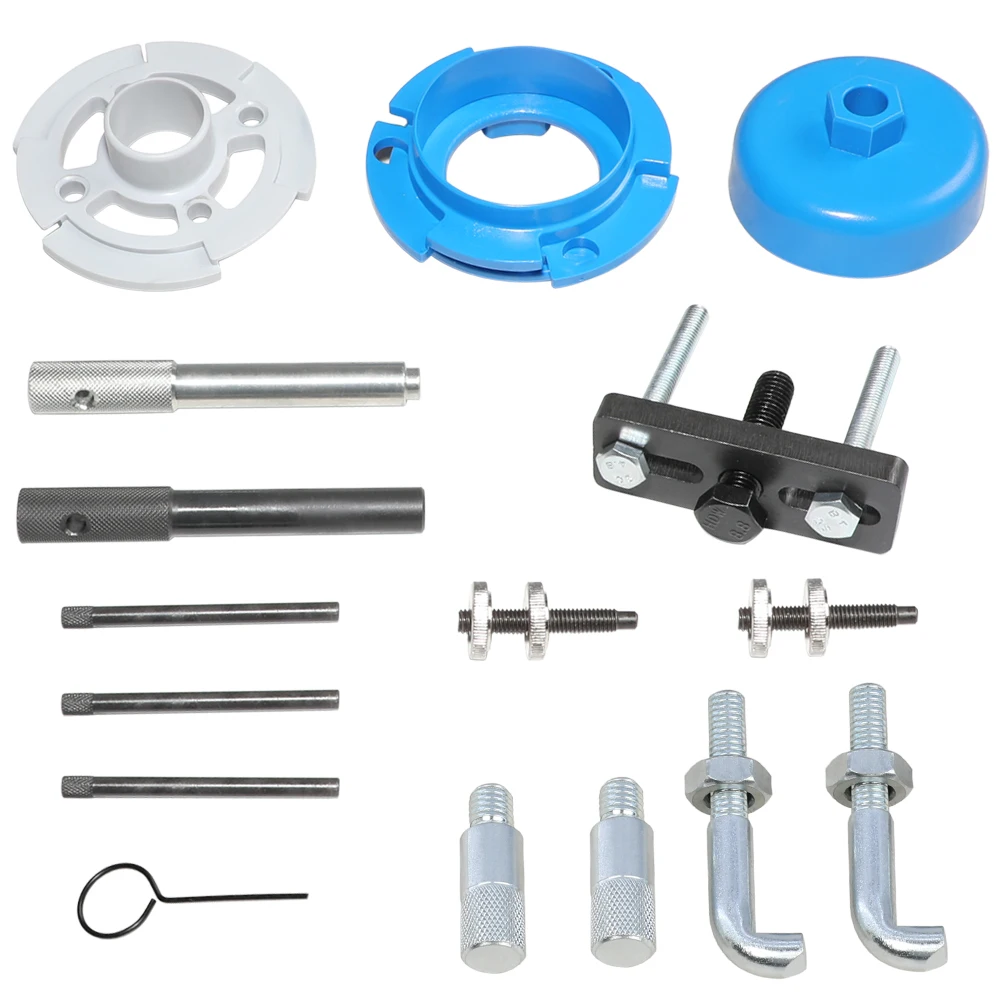 Car Repair Fuel Injection Pump Chain Sprocket Cover Remover Installer Timing Tool Kit For Ford 2.0 2.2 2.4 3.2 TDDi TDCi