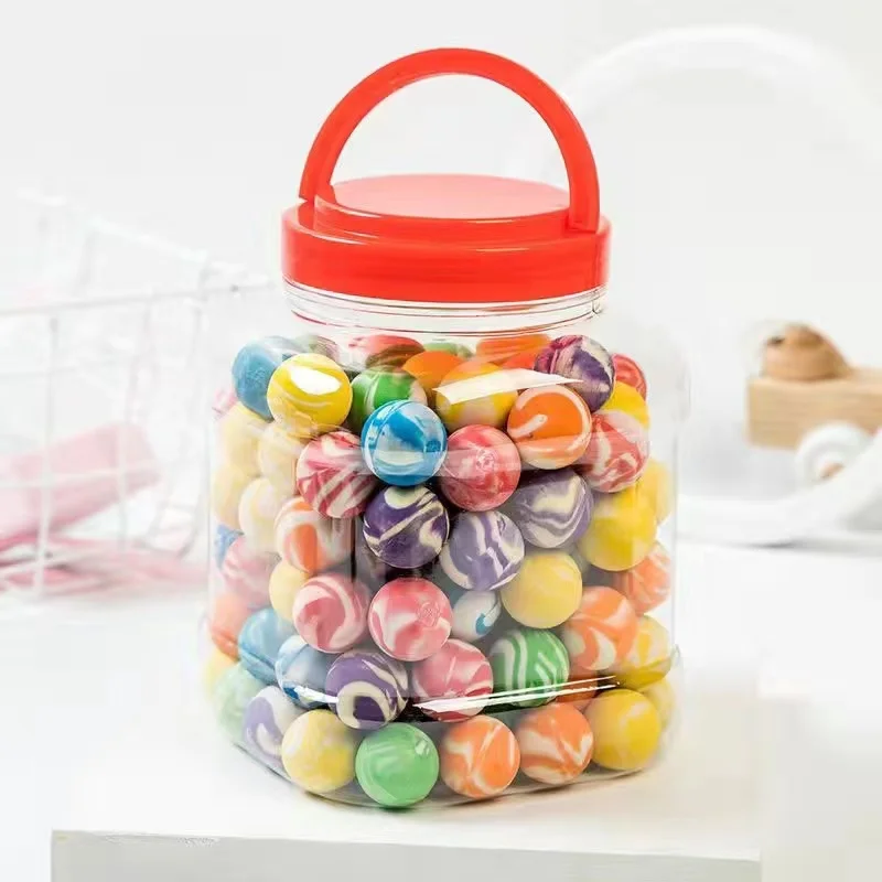 100Pcs Beautiful Good Quality Bouncy Rubber Balls Marble Toy Kids Boy Girl Gifts Party Favors Outdoor Games Goodies Pinata