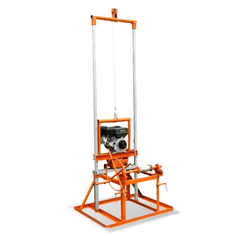 

Customized Mini Manual Water Well Drilling Rig - 80m Petrol Portable Lightweight Drilling Machine