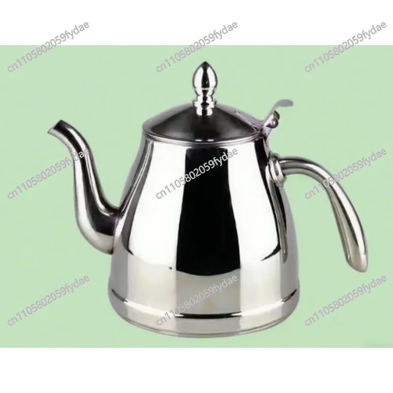 1.5L, 2.0L Heavy-Duty Stainless Steel Teapot with Built-in Strainer for Home Tea Brewing, Induction Cooker Compatible Kettle